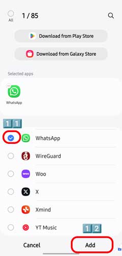 انتخاب نرم افزار مورد نظر و انتخاب گزینه add 