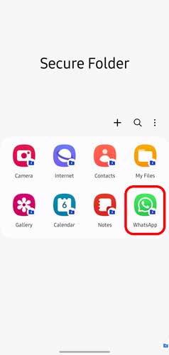 استفاده از برنامه در پوشه امن